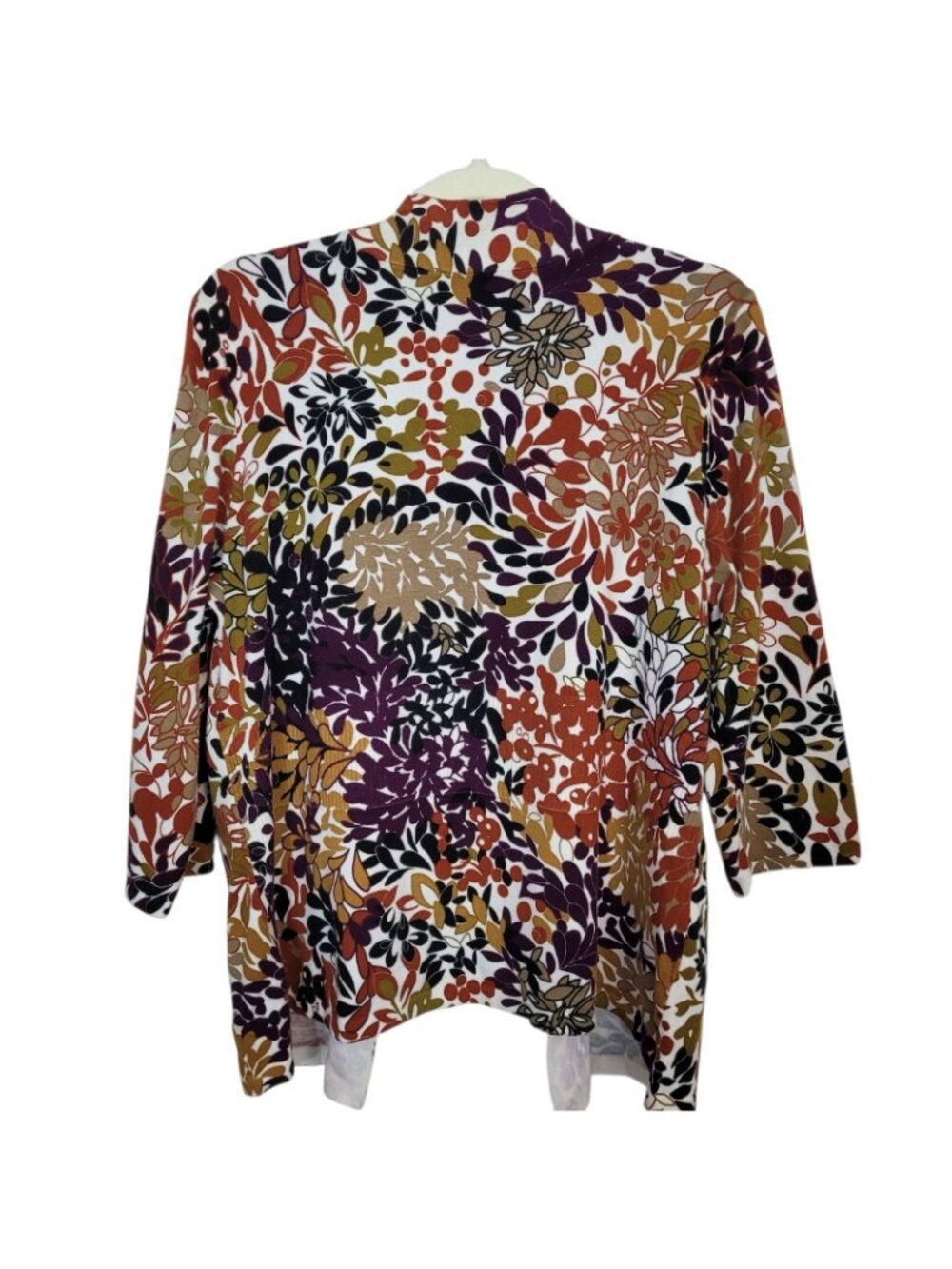 Christopher & Banks Open Front Cardigan Women's Large Bohemian Festival - Picture 3 of 9